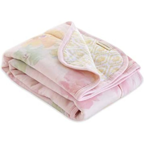Burt's Bees Baby - Reversible Blanket, Nursery, Stroller & Tummy-Time Organic Jersey Cotton Quilted Infant & Toddler Bedding