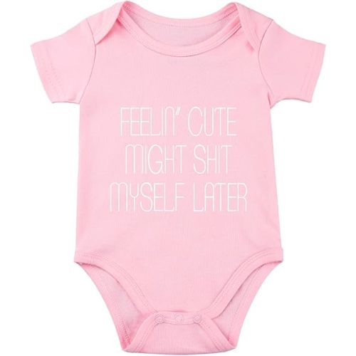 listery Funny Romper Cute Novelty Infant Baby Bodysuit Funny Baby infant Pregnancy Announcements