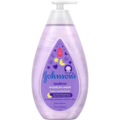 Johnson's Tear-Free Bedtime Baby Moisture Wash with Soothing NaturalCalm Aromas, 27.1 fl. oz