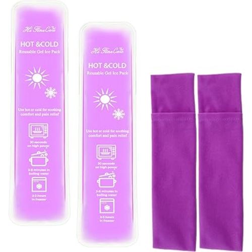 Postpartum Ice Pack, Hot and Cold Pads for After Delivery Essentials, Gel Cooling Pad, Fast Pain Relief Convenient for Perineal Recovery Helps Reduce Swelling (Purple, SnowSun Pattern)