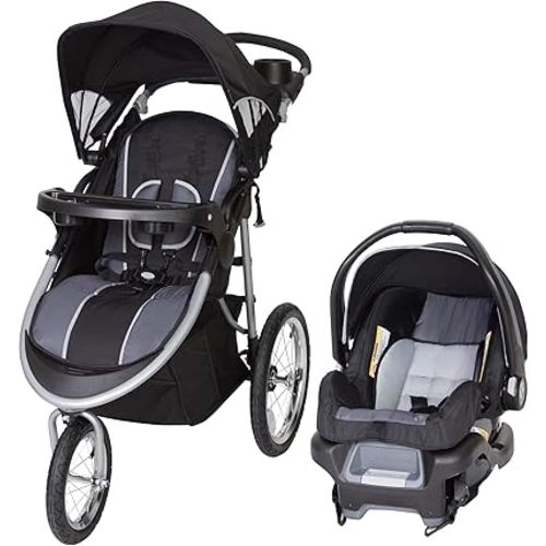 Baby Trend Travel System, Stroller and Car Seat Combo, Pathway 35 Jogger, Grey