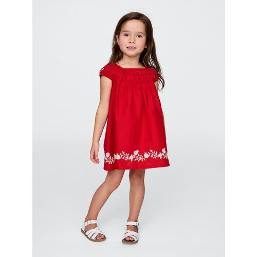 Baby & Toddler Smocked Puff-Sleeve Dress