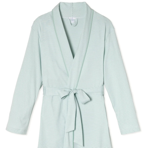 LAKE | Women | Pima Cotton Pajamas | Hydrangea Pima Robe
