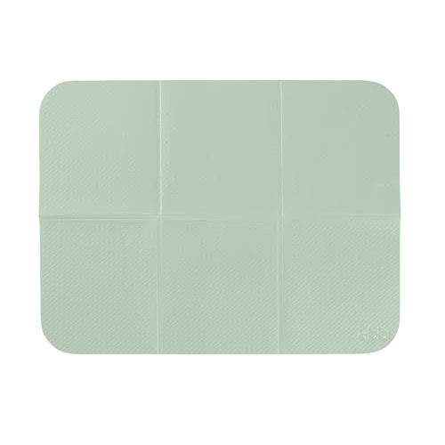 Ubbi On-The-Go Diaper Changing Baby Mat, Soft and Comfortable Diaper Bag Accessory Must Have for Newborns, Easy to Clean, Portable Folding Pad, Baby Traveling Accessories, Sage Green