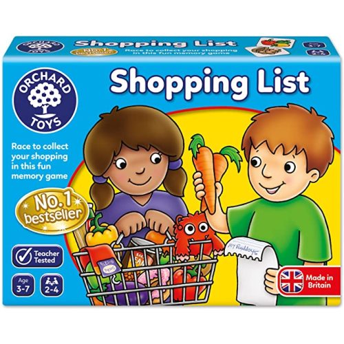 Orchard Toys Shopping List - Educational Memory Game - Age 3-7 - Perfect For Home Learning - Shopping List Game