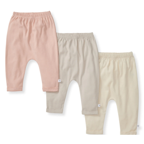 Solid Organic Cotton Baby Pants 3 Pack - Pink Sand – Burt's Bees Baby