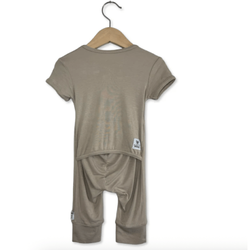 Taupe Short Long Romper