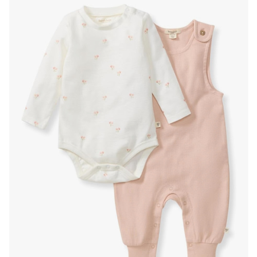 Burt's Bees Baby Girls' 100% Organic One-Piece Long Sleeve Coverall