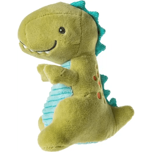 Mary Meyer Pebblesaurus Soft Toy Baby Rattle, 5-Inches, Green Dino