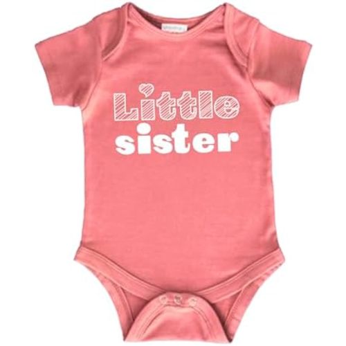 Unordinary Toddler little sister newborn outfit baby coming home bodysuit girl announcement reveal outfits girls heart