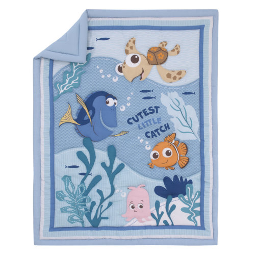 Disney Finding Nemo Cutest Little Catch Infant Col 3 - Piece Crib Bedding Set | Wayfair