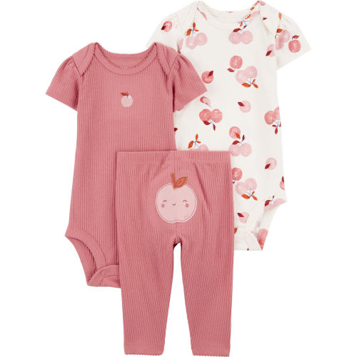 Baby 3-Piece Apple Print Little Character Set - Carter's | Carter's