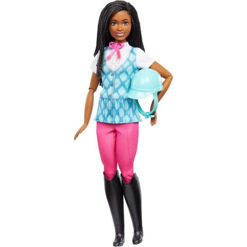 Barbie “Brooklyn” Doll & Accessories from Barbie Mysteries: The Great Horse Chase, Includes Fashion Doll, Removable Riding Outfit & Helmet