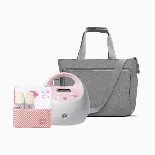 Spectra S2 Plus Electric Breast Pump with Tote Bag and Accessories