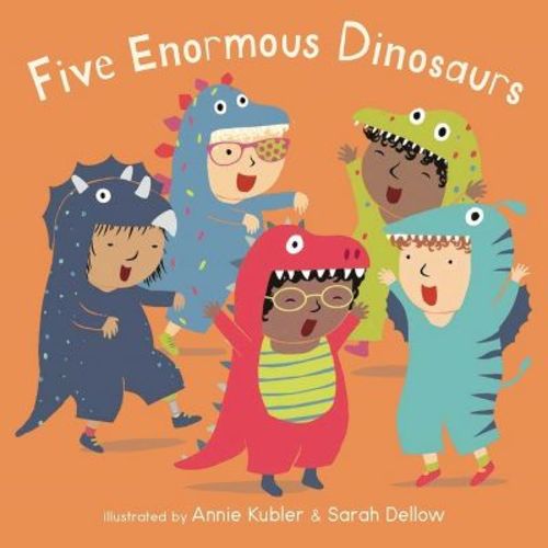 Five Enormous Dinosaurs - (baby Rhyme Time) (board Book)