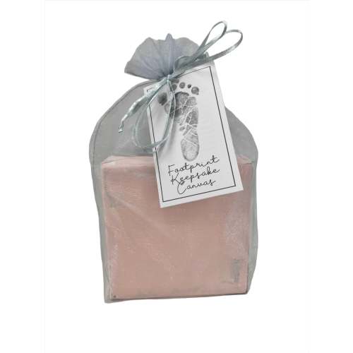 Pink Footprint Keepsake Canvas