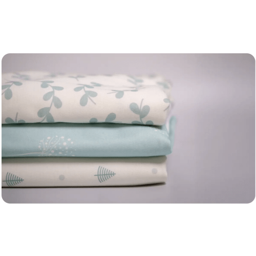 Botanical Bliss - Set of 3 Printed Fitted Sheet