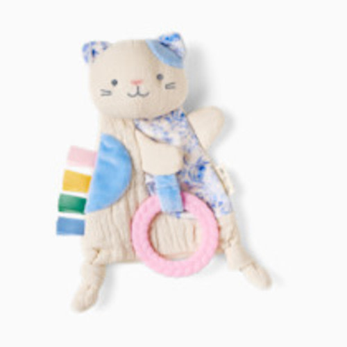 Itzy Ritzy Bitzy Crinkle Sensory Crinkle Toy with Teether - Kitty