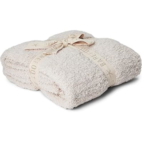 Barefoot Dreams, Unisex, CozyChic® Stroller Blanket, Stone, Baby