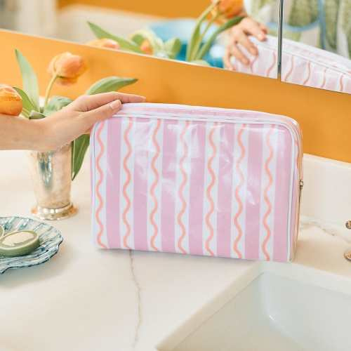 Large Patterned Toiletry Bag | Weezie Towels- if monogram “Lottie”
