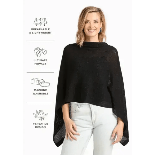 Black Cocoon Breadfeeding Cover