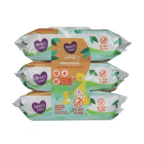 Parent's Choice Shea Butter Baby Wipes, 300 Count (Select for More Options)