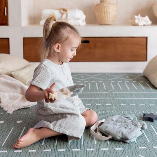 Toddlekind Haven Foam Play Mat | Berber Collection - Moss, 4X6
