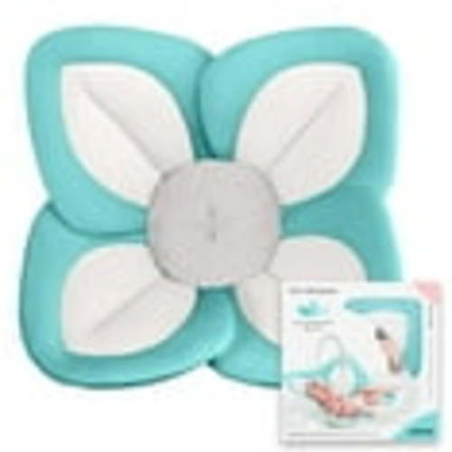 Blooming Bath Lotus Baby Bath Seat - Sink Baby Bath Insert, Seafoam/Gray