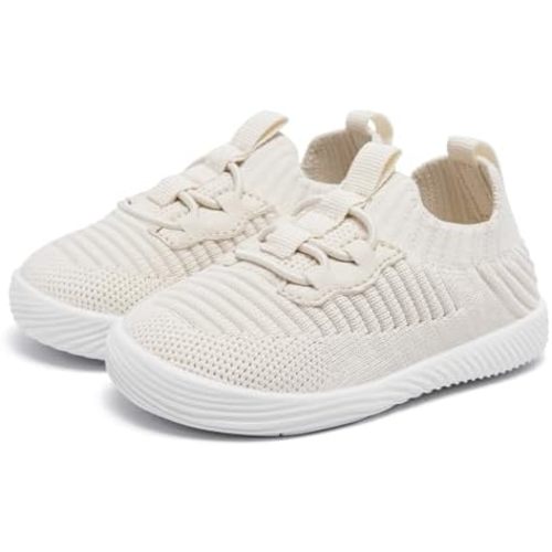 MORENDL Toddler Slip On Sneakers Baby Walking Shoes Non-Slip Breathable Boys & Girls Tennis Shoes Infant Running Shoes
