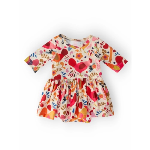 Little Red Hen Twirl Bodysuit | Mila & Rose