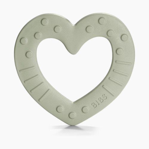 BIBS Baby Bitie Teether - Sage, Heart