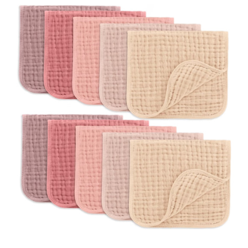 Amazon.com: Comfy Cubs Muslin Burp Cloths 20" x 10", Pack of 10 - Large, 6-Layer, Ultra Absorbent 100% Cotton for Baby Drool and Messes - Soft, Safe & Gentle Baby Burp Cloths for Boys & Girls - Multi : Baby