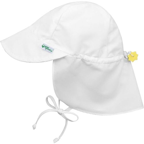 green sprouts Baby Flap Sun Protection Swim Hat - White