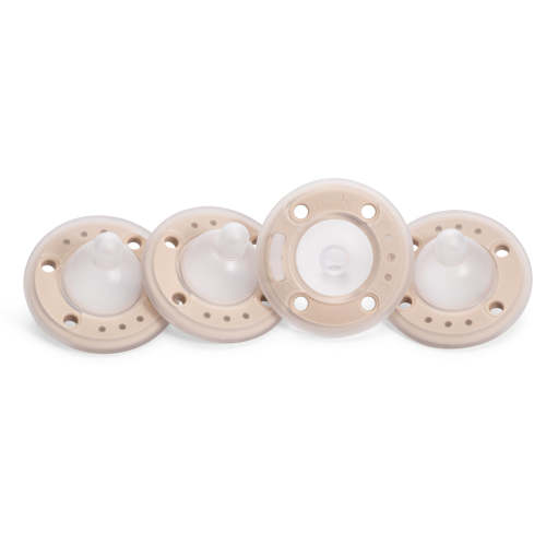 Ninni Pacifier 4 Pack - Color: Oatmeal