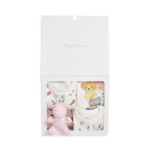 Girls' Polo Bear Cotton Gift Set - Baby