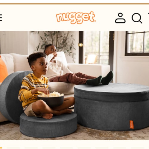 $224 The Original Chunk™ Play Ottoman In Harbor | Nugget®