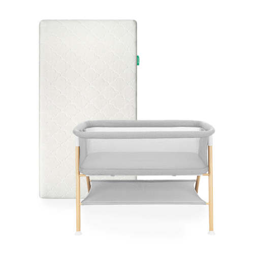 Essential Bassinet + Original Crib Mattress - White