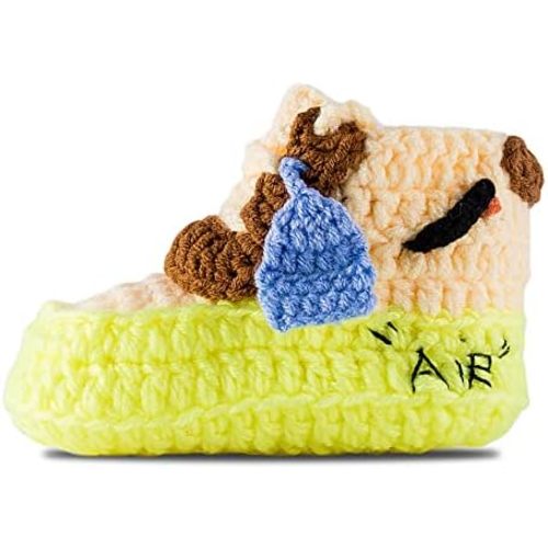 Diaper Book Club Baby Sneakers Crochet Hypebeast Shoes for Toddler Sneakerheads, Soft Booties for Boys & Girls, Designer Kids Fashion, Breathable & Comfortable Children's Kicks