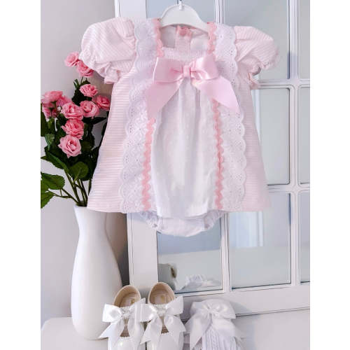 Spanish Pink Lace Set