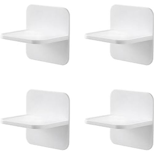 3m Adhesive Furniture Anchors No Drill, Anti Tip Furniture Wall Anchors for Baby Proofing, Secure Bookshelf Dresser Shelf Cabinet to Wall for Child Safety - Removable, No Screw(4 Packs)