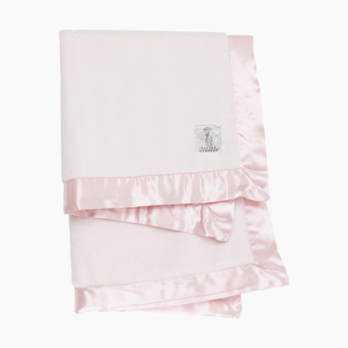 Little Giraffe Luxe Solid Blanket In a Box - Pink