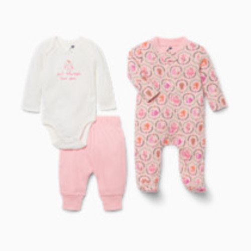 Small Story Organic Cotton 3-Piece Gift Set - Forest Frames, 0-3 M