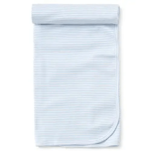 Simple Stripes Blue Blanket