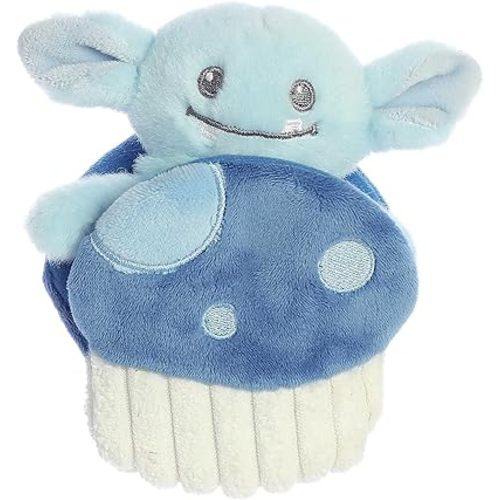 Aurora® Playful Pocket Peekers™ Gribble Goblin™ Baby Stuffed Animal - Soft & Cuddly Toy - Interactive Playmate & Comforter - Blue 5.5 Inches