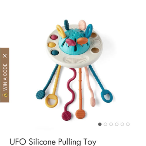 UFO Silicone Pulling Toy