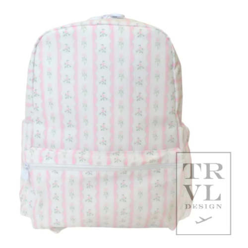 Backpacker- Ribbon Floral Pink