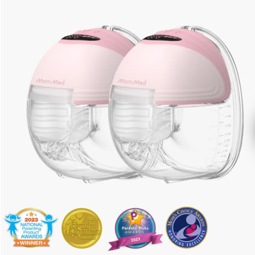 S21 Double Breast Pump- Aurora - Pink - MOMMED.COM