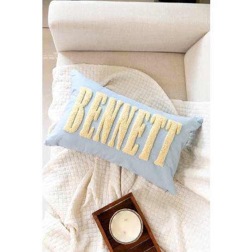 Custom Name Pillow, Personalized Nursery Pillow, Dorm Decor, Graduation Gift, Bedroom Decor, Slumber Party Gift, Nursery Gift
