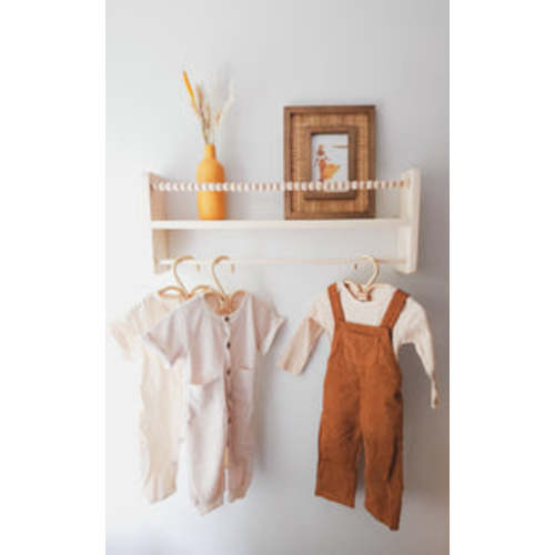 Ellie Bean's Beaded Nursery Bookshelf and Clothes Hanger – Ellie Beans