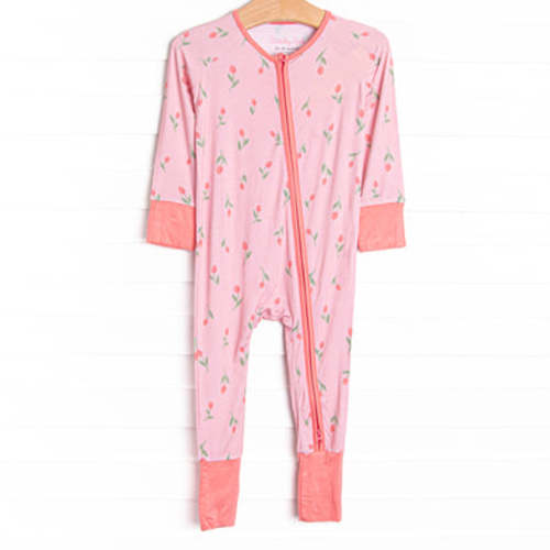 Recital Roses Bamboo Zippy Pajama, Pink – Stitchy Fish